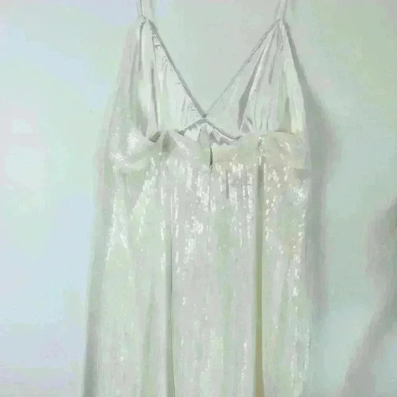 NEW! AMSALE Sequin Mini Dress with Tulle Overlay - Picture 2 of 6